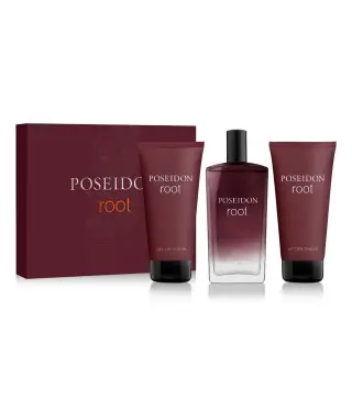 POSEIDON ROOT EAU DE TOILETTE 150ML + AFTER SHAVE 1U + GEL DE BAÑO 1U
