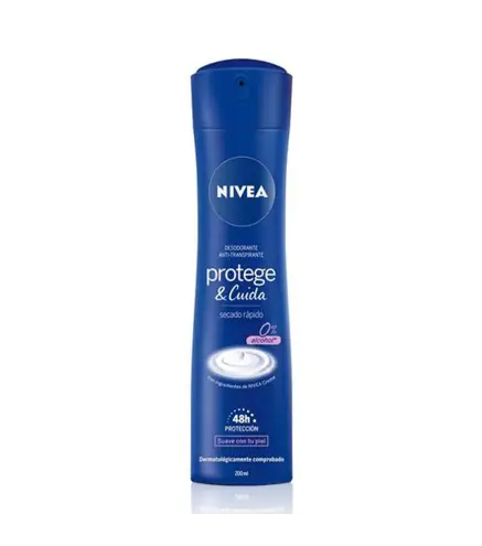 NIVEA PROTEGE DESODORANTE CON SECADO RAPIDO SIN ALCOHOL 200ML VAPORIZADOR