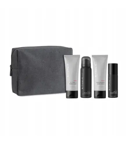 RITUALS HOMME SPORT GEL DE BAÑO 50ML + ESPUMA DE BAÑO 1U. + LOCION CORPORAL PERFUMADA 1U. + DESODORANTE SPRAY 1U.