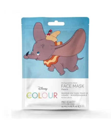 DISNEY COLOUR DUMBO MASCARILLA FACIAL MELOCOTON 1UN