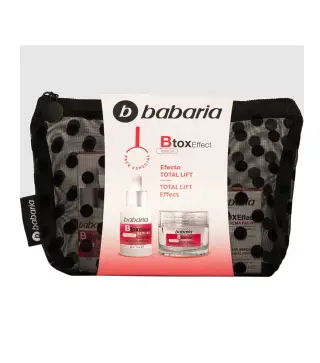 BABARIA BTOX EFFECT TOTAL LIFT CREMA FACIAL SET 50ML + SERUM 1U.