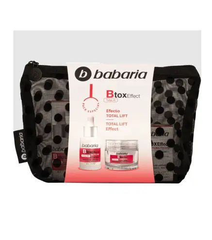 BABARIA BTOX EFFECT TOTAL LIFT CREMA FACIAL SET 50ML + SERUM 1U.