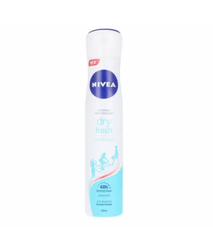 NIVEA DRY FRESH DESODORANTE ANTI-BACTERIAL 200ML VAPORIZADOR