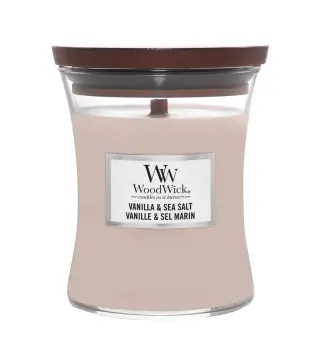 WOODWICK VANILLA & SEA SALT VELA 275GR
