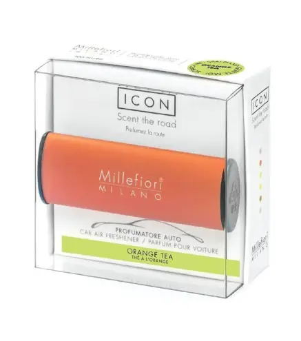 MILLEFIORI MILANO ICON CAR AIR FRESHENER ORANGE TEA 1UN