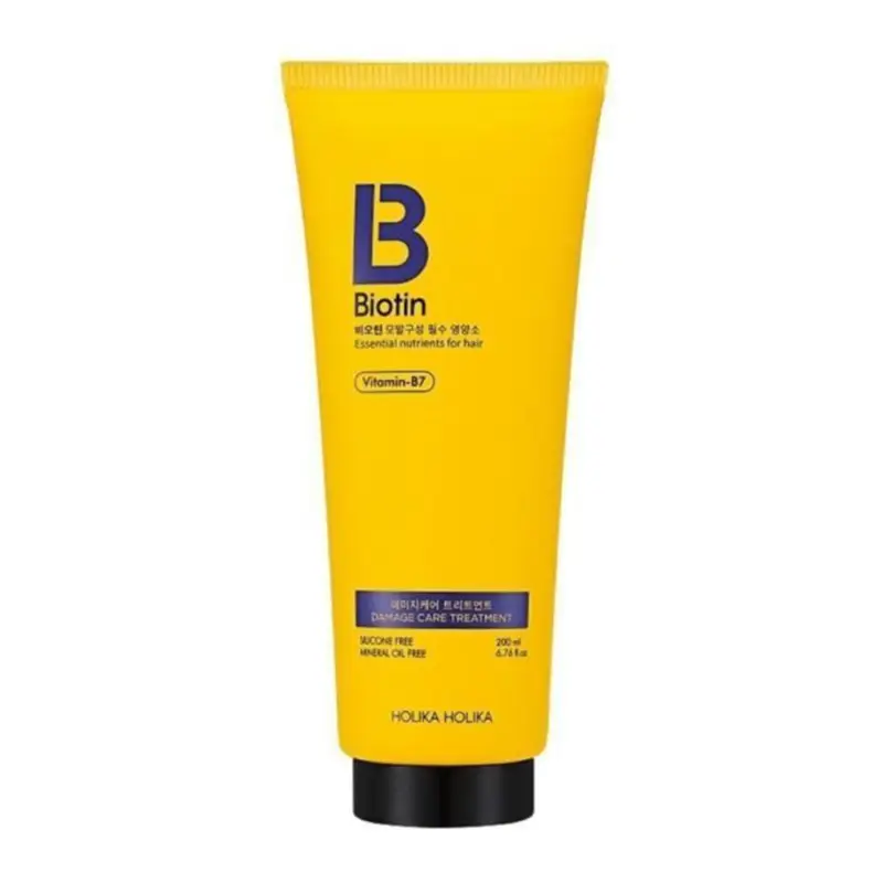 HOLIKA HOLIKA B BIOTIN DAMAGE CARE TREATMENT 200ML HOLIKA HOLIKA B BIOTIN DAMAGE CARE TREATMENT 200ML