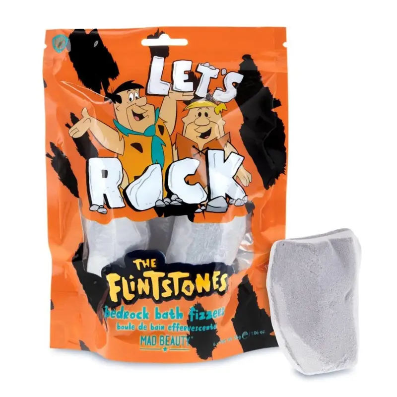 FLINSTONES LT'S ROCK BEDROCK BATH FIZZERS 1UN FLINSTONES LT'S ROCK BEDROCK BATH FIZZERS 1UN