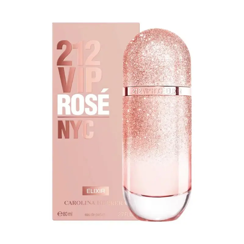 CAROLINA HERRERA 212 VIP ROSE ELIXIR EAU DE PARFUM 80ML VAPORIZADOR