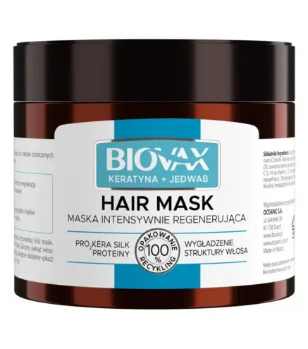 BIOTICA BIOVAX KERATINA HAIR MASK 250ML