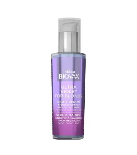BIOTICA BIOVAX ULTRA VIOLET SERUM DE NOCHE CABELLOS RUBIOS 100ML