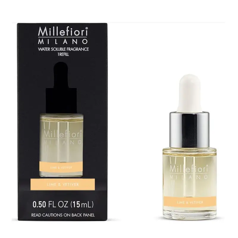 MILLEFIORI MILANO AGUA PERFUMADA LIME & VETIVER RECARGA 15ML MILLEFIORI MILANO AGUA PERFUMADA LIME & VETIVER RECARGA 15ML