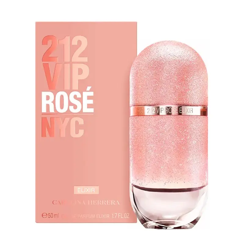 CAROLINA HERRERA 212 VIP ROSE ELIXIR EAU DE PARFUM 50ML VAPORIZADOR