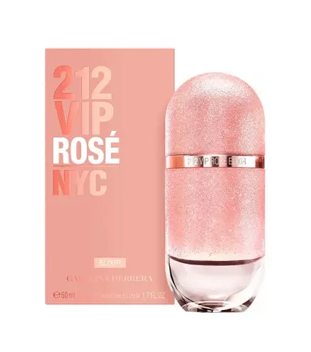CAROLINA HERRERA 212 VIP ROSE ELIXIR EAU DE PARFUM 50ML VAPORIZADOR