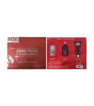 DIESEL ZERO PLUS FEMININE EAU DE TOILETTE 75ML + CREMA CORPORAL PERFUMADA 100ML + EAU DE TOILETTE 30ML VAPORIZADOR