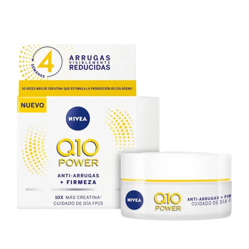 NIVEA Q10 POWER ANTI-ARRUGAS CREMA DE DIA SPF15 PIEL NORMAL 50ML NIVEA Q10 POWER ANTI-ARRUGAS CREMA DE DIA SPF15 PIEL NORMAL 50ML