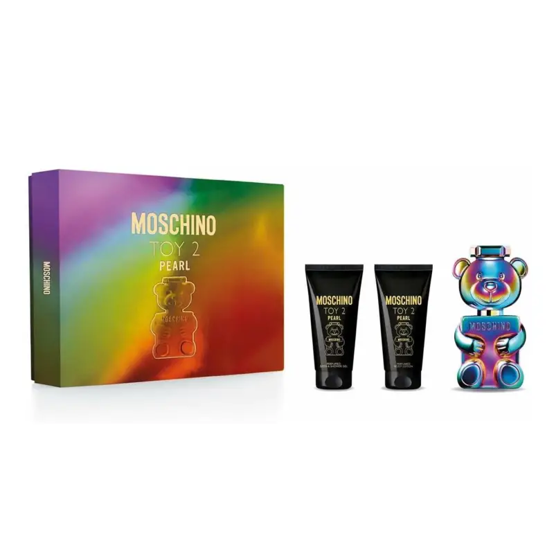 MOSCHINO TOY2 PEARL EAU DE PARFUM 50ML VAPORIZADOR + GEL DE BAÑO 50ML + LOCION CORPORAL PERFUMADA 50ML