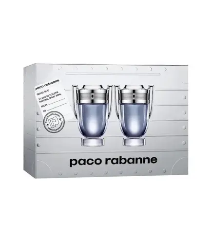 PACO RABANNE INVICTUS EAU DE TOILETTE TRAVEL DUO 50ML VAPORIZADOR