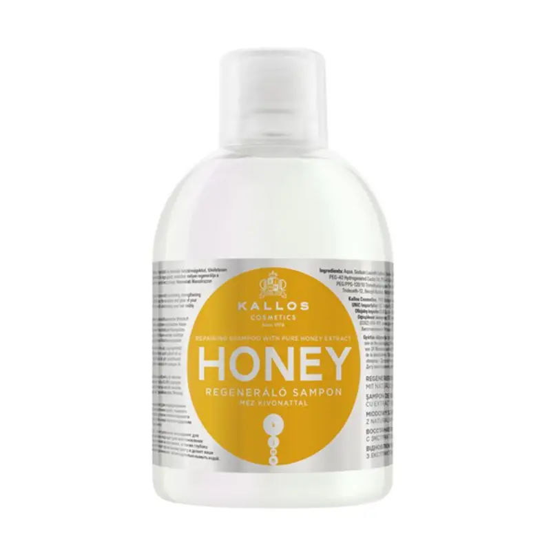 KALLOS HONEY CHAMPU REPARADOR CON EXTRACTO PURO DE MIEL 1000ML
