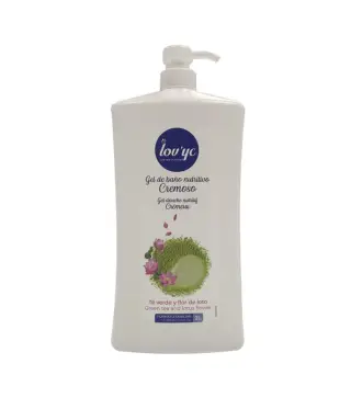 LOVYC TE VERDE Y FLOR DE LOTO GEL DE BAÑO NUTRITIVO 2000ML