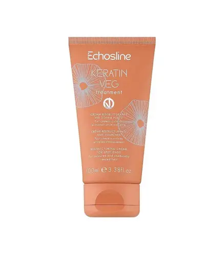 ECHOSLINE KERATIN VEG CREMA REESTRUCTURANTE CABELLOS TINTADOS 100ML