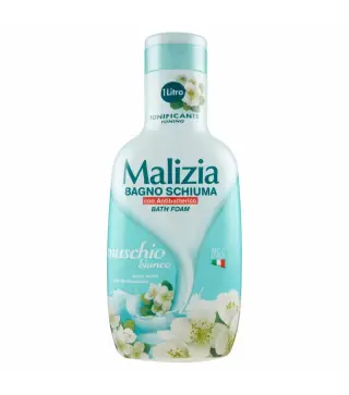 MALIZIA WHITE MUSK ANTIBACTERIAL ESPUMA DE BAÑO 1000ML