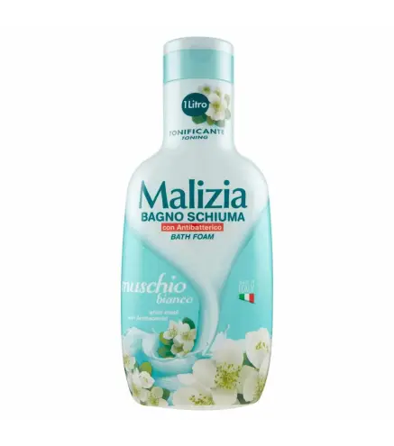 MALIZIA WHITE MUSK ANTIBACTERIAL ESPUMA DE BAÑO 1000ML