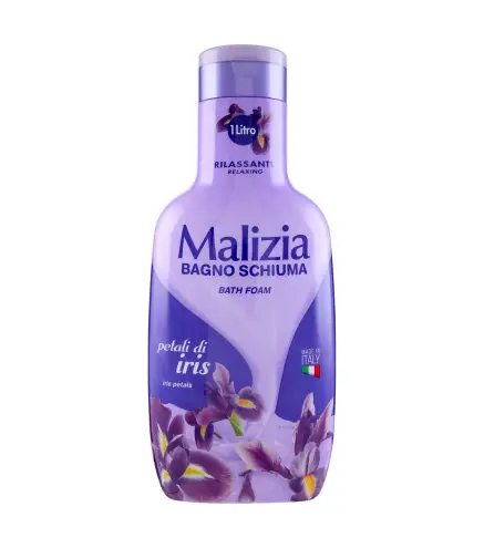 MALIZIA PETALO DE IRIS ESPUMA DE BAÑO RELAJANTE 1000ML