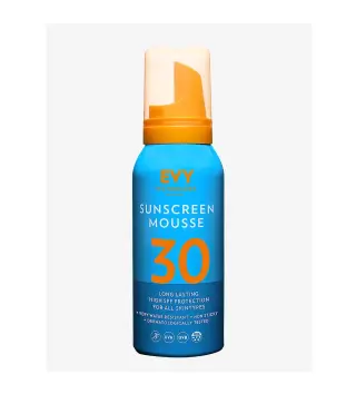 EVY TECHNOLOGY SPF30 ESPUMA PROTECTORA PARA TODO TIPO DE PIELES 100ML