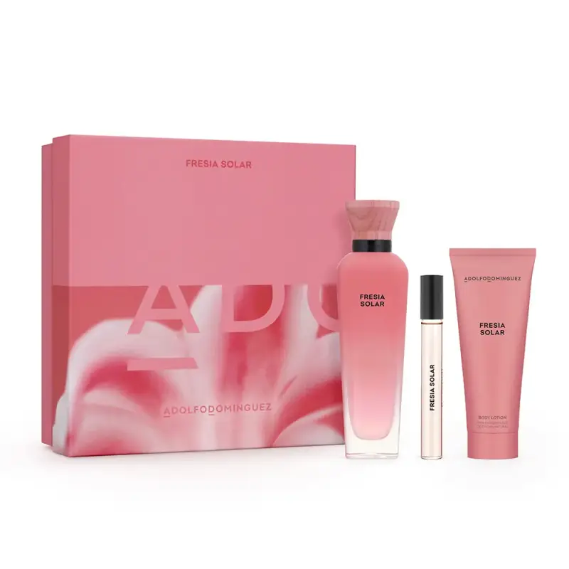 ADOLFO DOMINGUEZ FRESIA SOLAR EAU DE PARFUM 120ML VAPORIZADOR + LOCION CORPORAL PERFUMADA 1U + VIAL 10ML VAPORIZADOR ADOLFO DOMINGUEZ FRESIA SOLAR EAU DE PARFUM 120ML VAPORIZADOR + LOCION CORPORAL PERFUMADA 1U + VIAL 10ML VAPORIZADOR