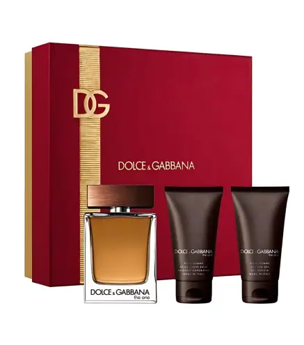 DOLCE GABBANA THE ONE POUR HOMME EAU DE TOILETTE 100ML VAPORIZADOR + BALSAMO AFTER SHAVE 50ML + GEL DE BAÑO 50ML