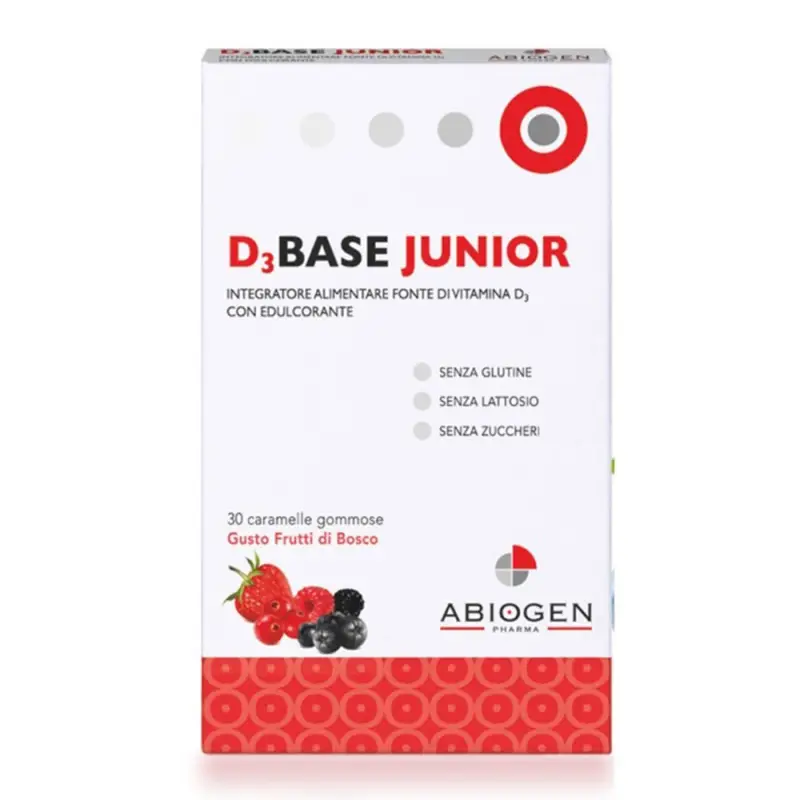 ABIOGEN PHARMA PHARMA D3 CARAMELOS FRUTAS DEL BOSQUE 30UN