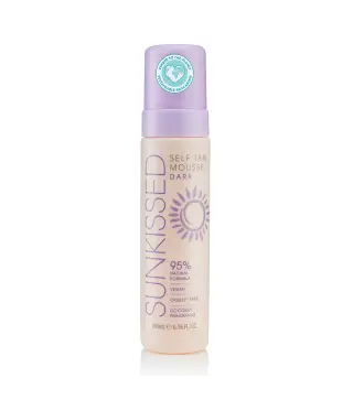 SUNKISSED SELF-TAN MOUSSE DARK COCONUT FRAGRANCE 200ML
