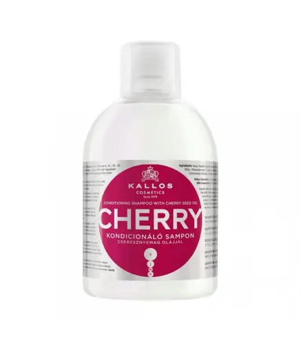 KALLOS CHERRY CHAMPU CON ACEITE SEMILLAS DE CEREZA 1000ML