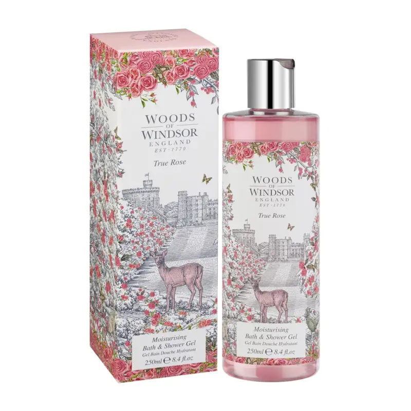 WOODS WINDSOR TRUE ROSE GEL DE BAÑO 250ML