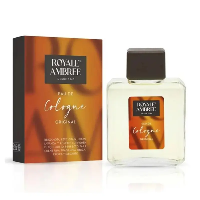 ROYALE AMBREE ORIGINAL EAU DE COLOGNE 200ML ROYALE AMBREE ORIGINAL EAU DE COLOGNE 200ML