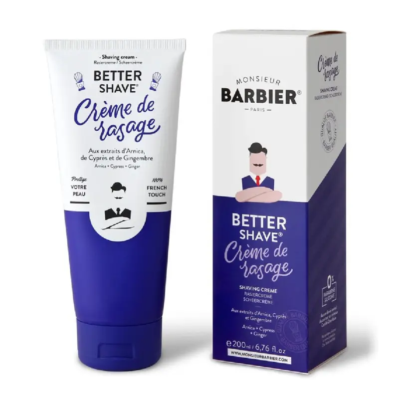 MONSIEUR BARBIER BETTER SHAVE CREMA DE AFEITAR 175ML MONSIEUR BARBIER BETTER SHAVE CREMA DE AFEITAR 175ML