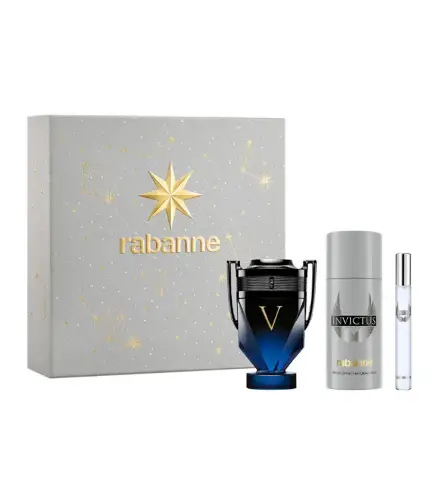PACO RABANNE INVICTUS VICTORY ELIXIR EAU DE PARFUM 100ML VAPORIZADOR + DESODORANT 150ML VAPORIZADOR + MINIATURA 10ML