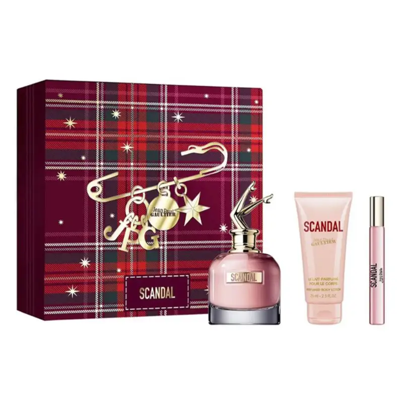 JEAN PAUL GAULTIER SCANDAL EAU DE PARFUM 80ML VAPORIZADOR + LOCION CORPORAL PERFUMADA 25ML + MINIATURA 10ML JEAN PAUL GAULTIER SCANDAL EAU DE PARFUM 80ML VAPORIZADOR + LOCION CORPORAL PERFUMADA 25ML + MINIATURA 10ML