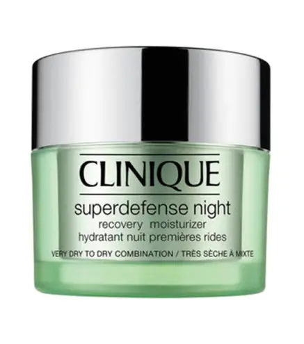 CLINIQUE SUPERDEFENSE NIGHT RECOVERY MOISTURIZER 1/2 CREAM 50ML