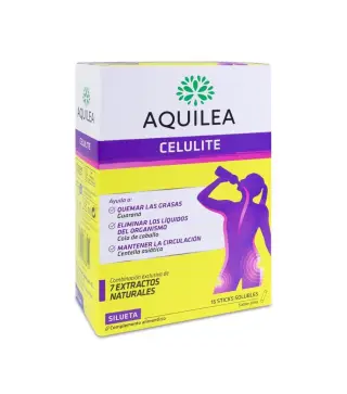 AQUILEA CELULITE SILUETA QUEMA-GRASAS 15 STICK SOLUBLES 1UN