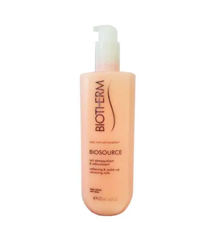 BIOTHERM BIOSOURCE LECHE DESMAQUILLANTE PIEL SECA 400ML