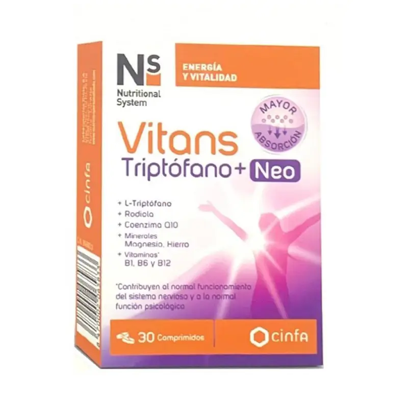 NUTRITIONAL SYSTEM VITANS TRIPTOFANO+NEO 30 CAPSULAS 30UN NUTRITIONAL SYSTEM VITANS TRIPTOFANO+NEO 30 CAPSULAS 30UN