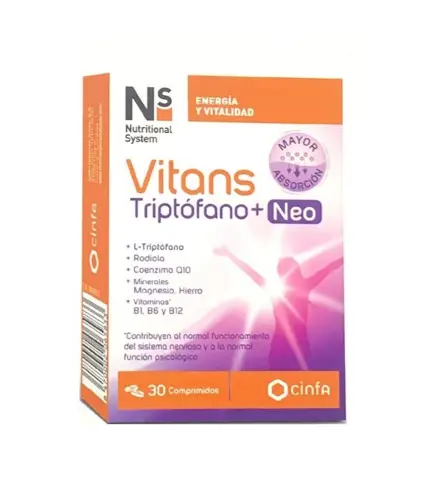 NUTRITIONAL SYSTEM VITANS TRIPTOFANO+NEO 30 CAPSULAS 30UN