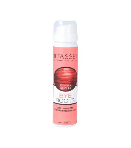 TASSEL BYE ROOTS SPRAY CUBRECANAS ROJO INTENSO 75ML VAPORIZADOR
