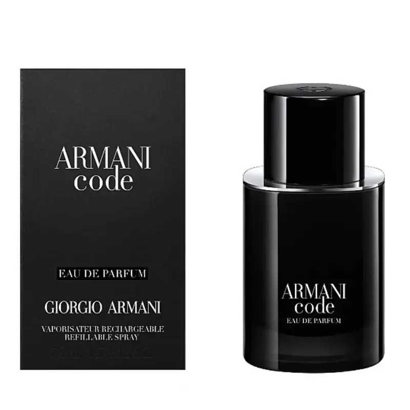 GIORGIO ARMANI ARMANI CODE EAU DE PARFUM RECARGABLE 50ML GIORGIO ARMANI ARMANI CODE EAU DE PARFUM RECARGABLE 50ML