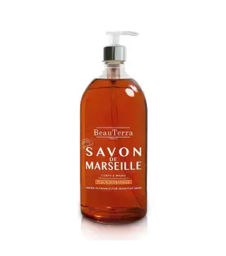 BEAUTERRA FLEUR D'ORANGER JABON DE MARSELLA 1000ML