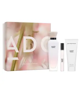 ADOLFO DOMINGUEZ JAZMIN TONKA EAU DE PARFUM 120ML VAPORIZADOR + LOCION CORPORAL PERFUMADA 1U + VIAL 10ML VAPORIZADOR