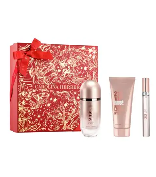 CAROLINA HERRERA 212 VIP ROSE EAU DE PARFUM 80ML VAPORIZADOR + LOCION CORPORAL PERFUMADA 1U + VIAL 10ML VAPORIZADOR