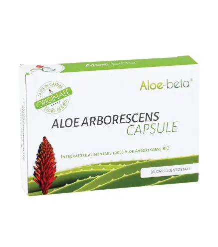 ALOE BETA ARBORESCENS ALOE CAPSULES 100% ALOE 30UN