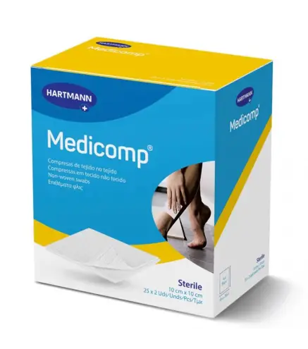 MEDICOMP ESTERILES COMPRESAS 10X10CM PACK 2UN
